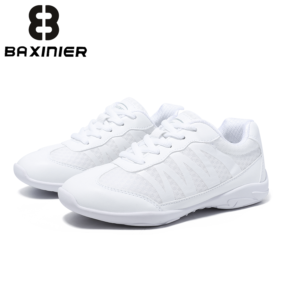 Badminton Youth - Zapatillas Deportivas Blancas BAXINIER para Niñas,