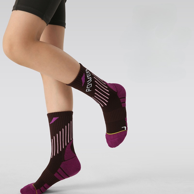 Badminton Youth - Calcetines deportivos transpirables para niños, antideslizantes